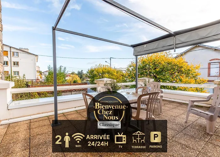 Chatel-Guyon La Terrasse Tout Confort Avec Garage